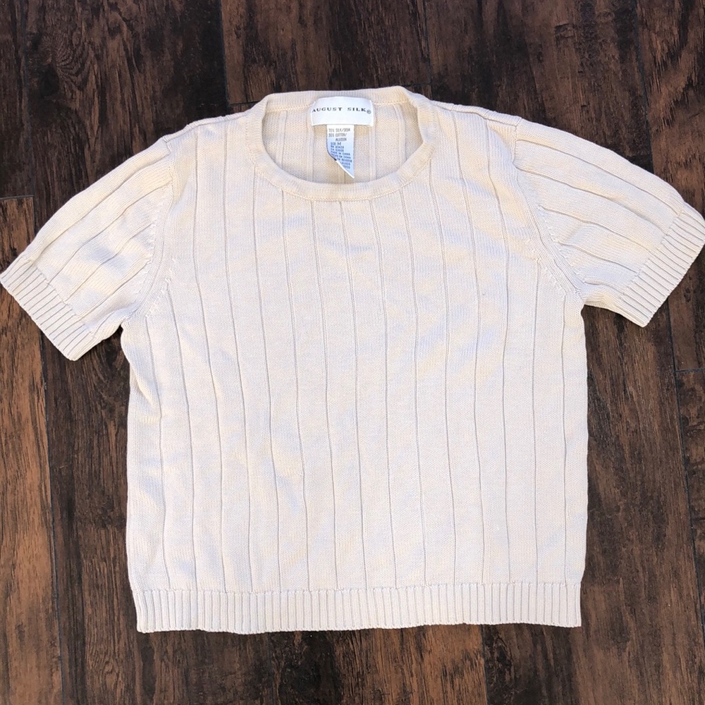 Silk/cotton top